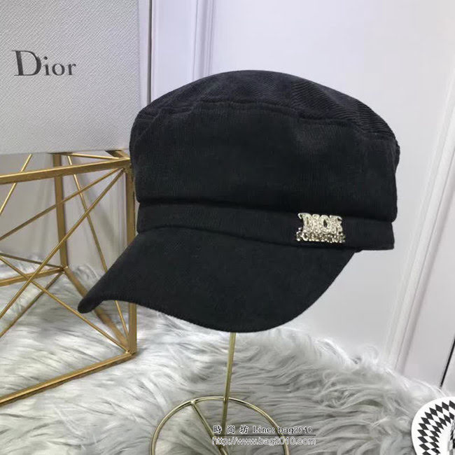 DIOR迪奧 時尚百搭 八角帽軍帽 LLWJ5513
